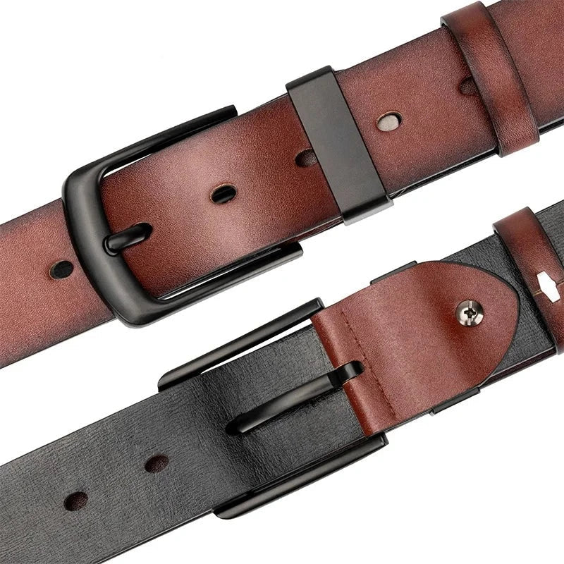 Cinto Masculino Buckle com Fivela de Pino