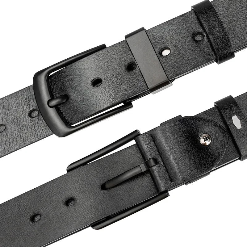 Cinto Masculino Buckle com Fivela de Pino