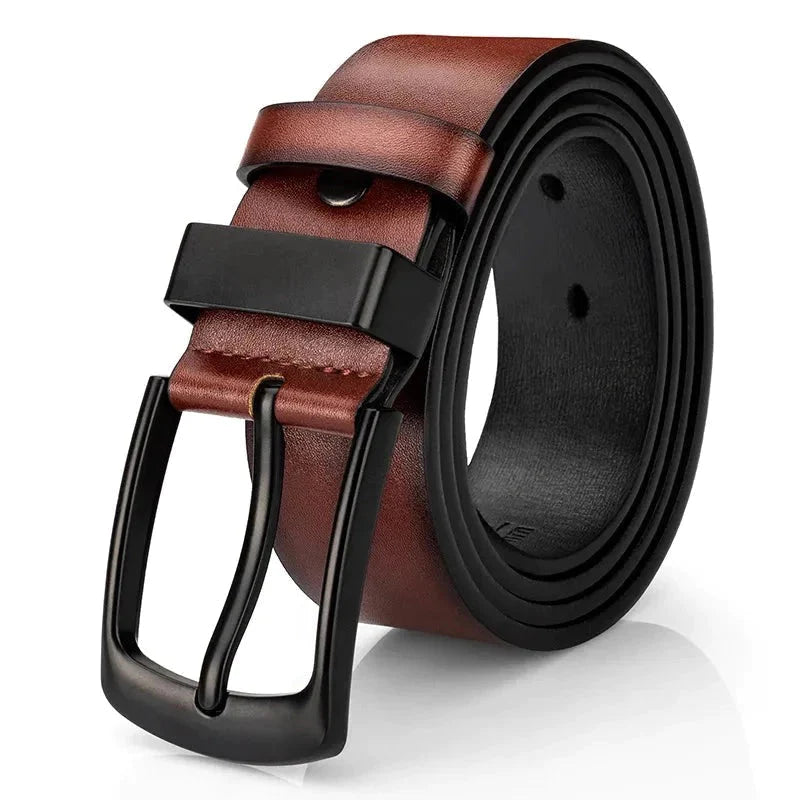 Cinto Masculino Buckle com Fivela de Pino