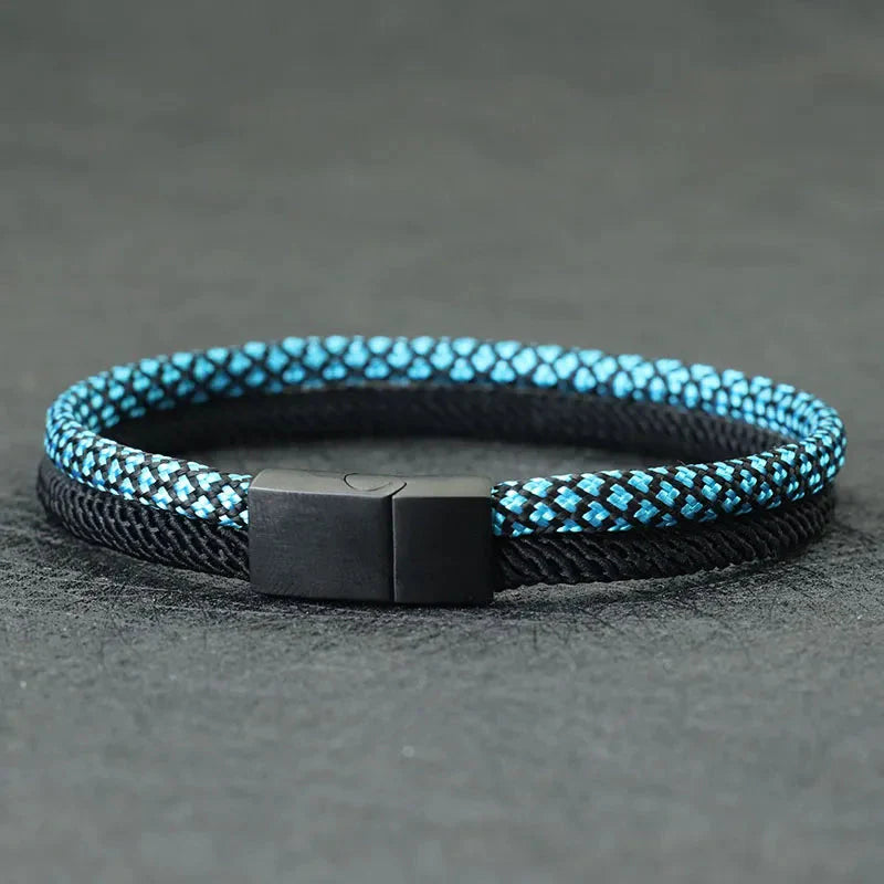 Pulseira Masculina Double com Fecho de Imã