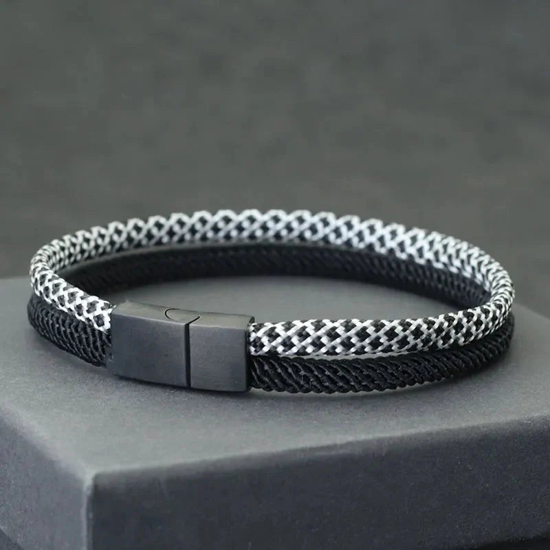 Pulseira Masculina Double com Fecho de Imã