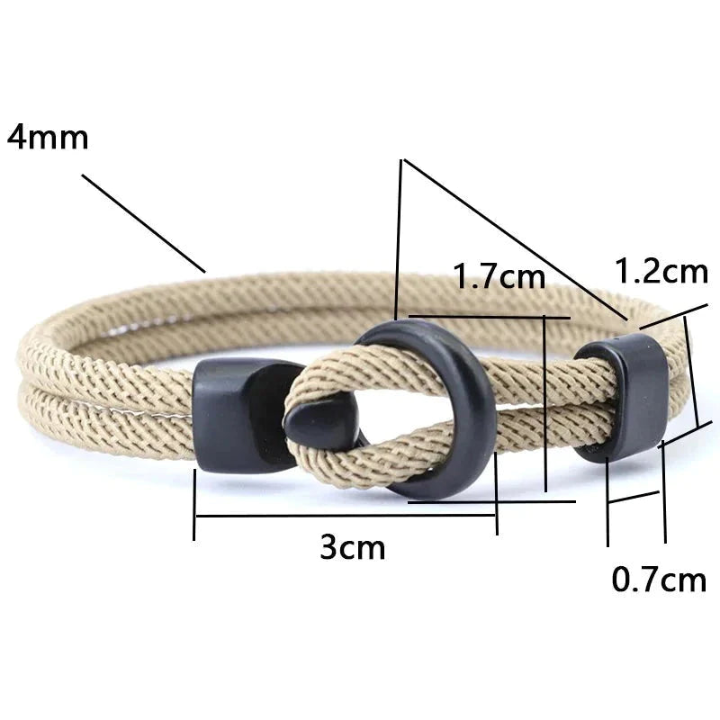 Pulseira Masculina Riverside com Fecho de Alternância