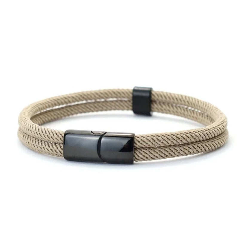 Pulseira Masculina Romandy com Fecho de Imã