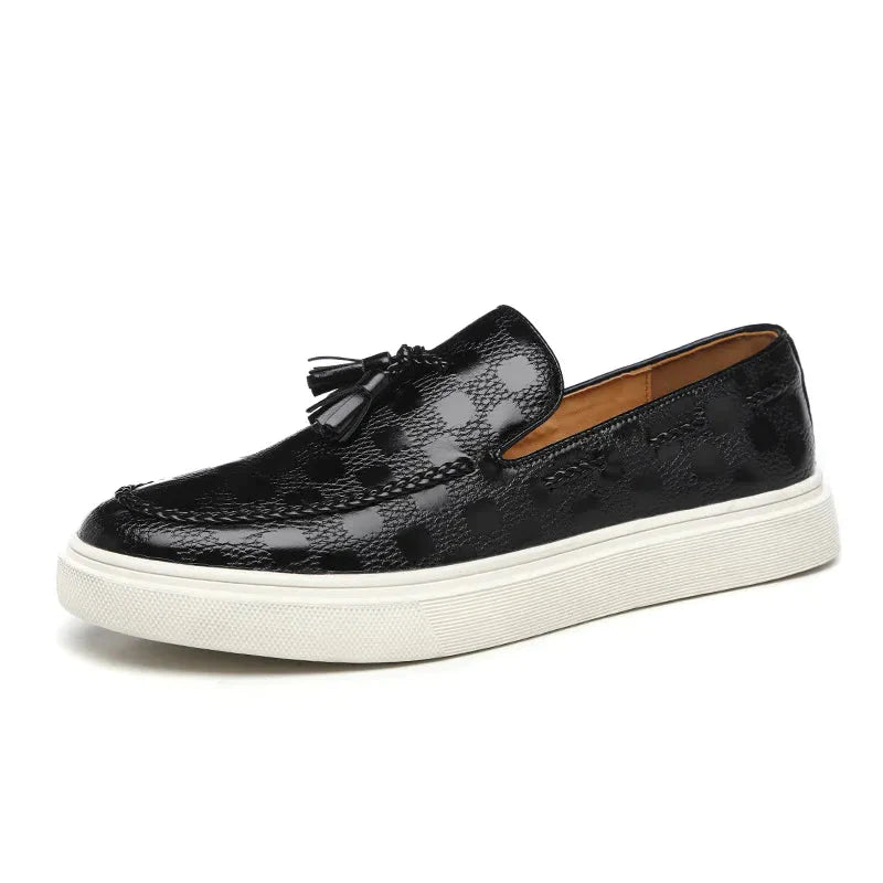 Sapato Casual Loafer Masculino Texturizado Rylander